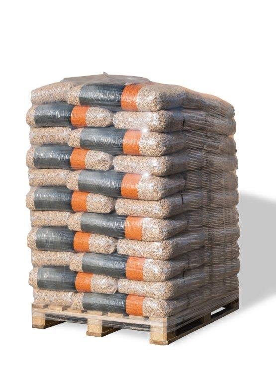 HS Timber Holz Pellets Sackware 15kg Sack 66 Sack Palette